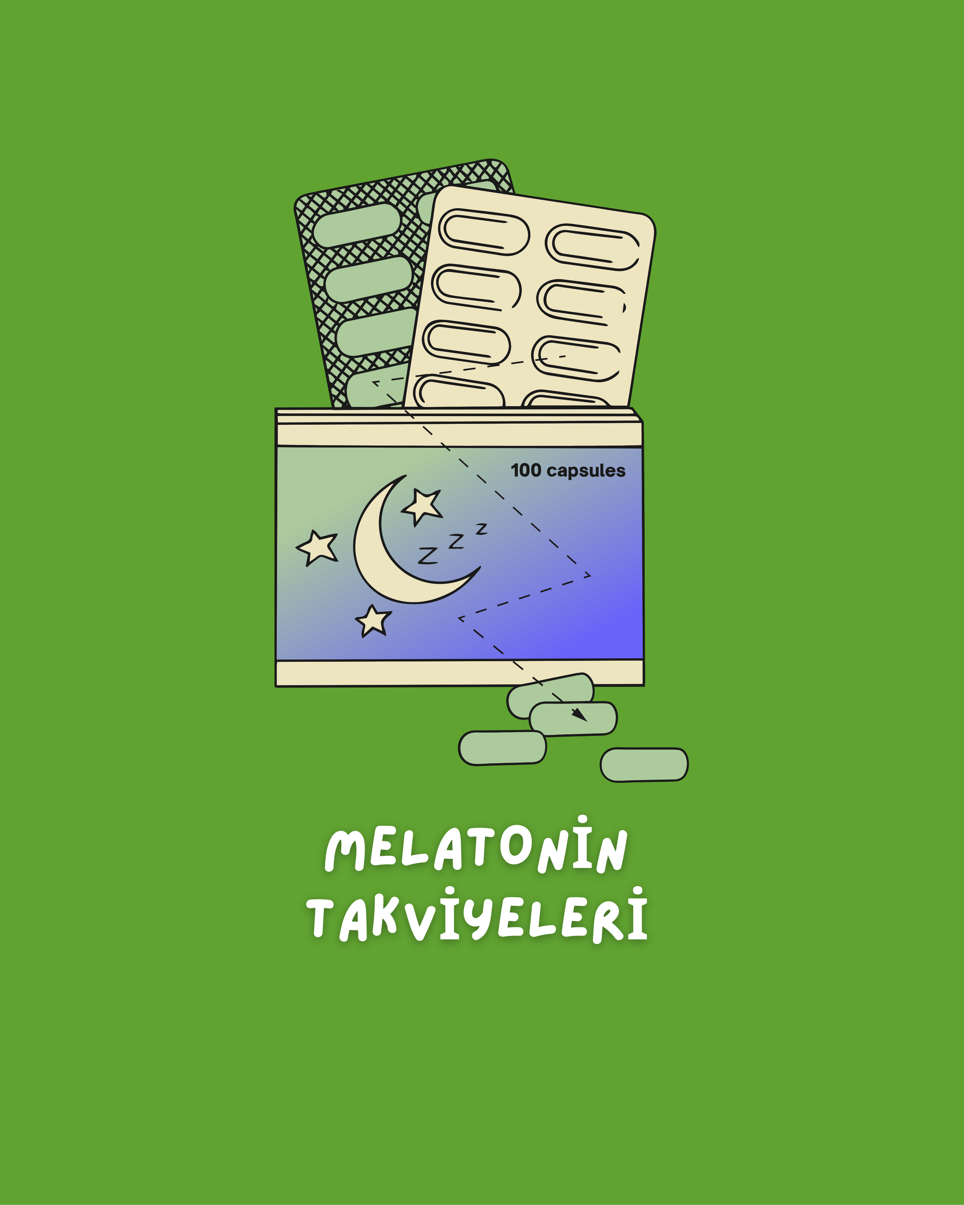 Melatonin Takviyeleri (Uyku Düzeni ve Dinlenme)
